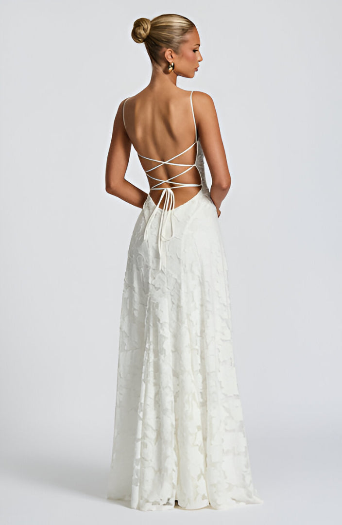 Francisa™ | Abito Maxi in Pizzo con Corsetto