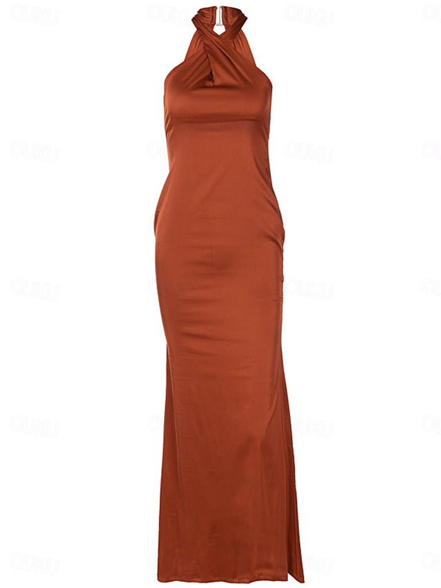 Solenyra™ | Abito Maxi Halter