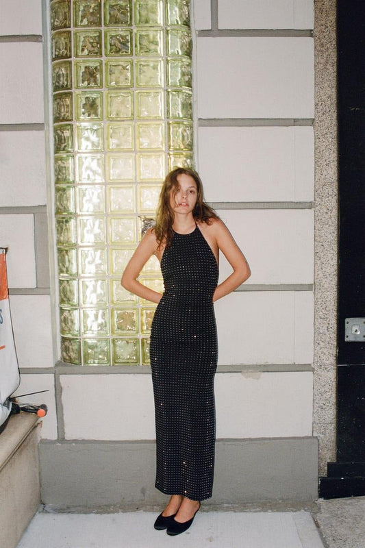 Halter™ | Abito Eleganza con Strass