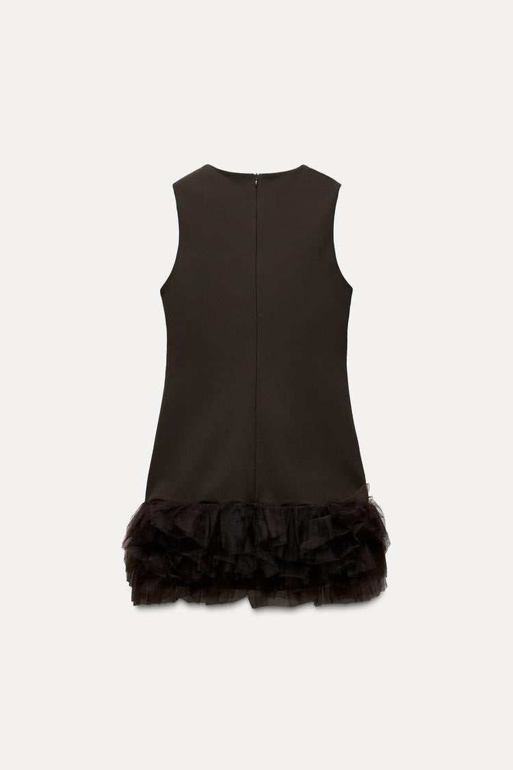 Novara™ | Vestito in Tulle Marrone