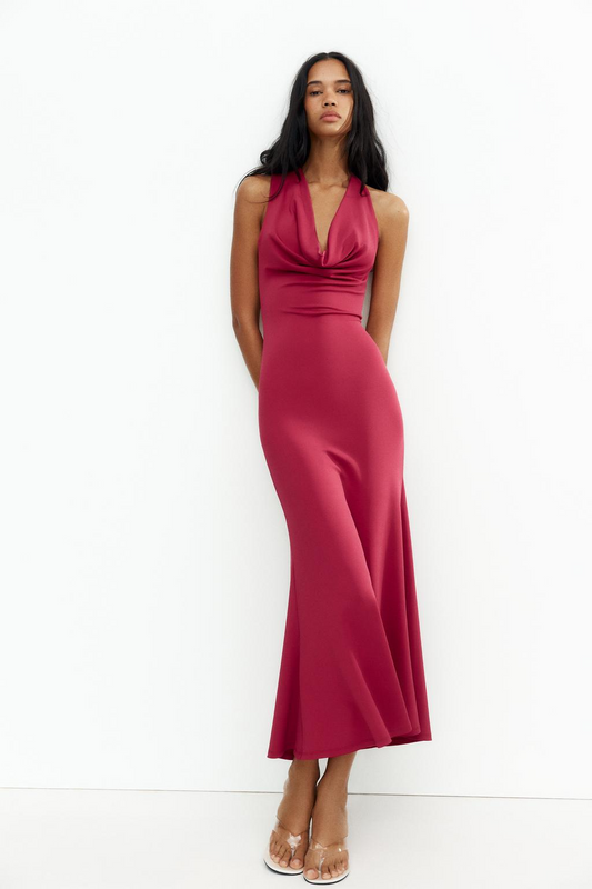 Sevgi™ | Abito Midi Drappeggiato