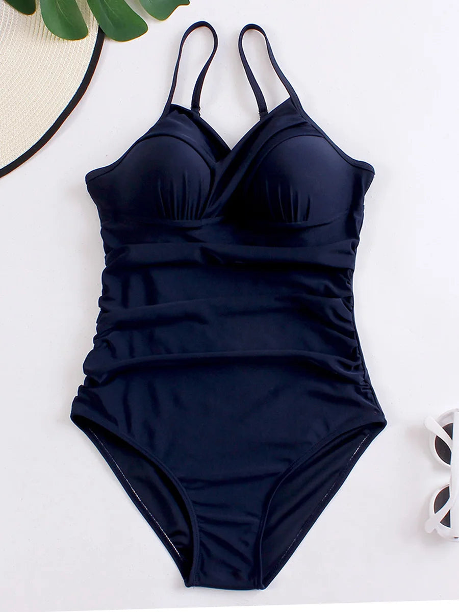 Semm - Costumi da bagno Plus-Size Eleganti con Volant - Ultimo Giorno 80% di Sconto!