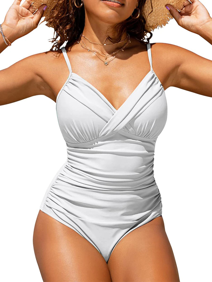 Semm - Costumi da bagno Plus-Size Eleganti con Volant - Ultimo Giorno 80% di Sconto!