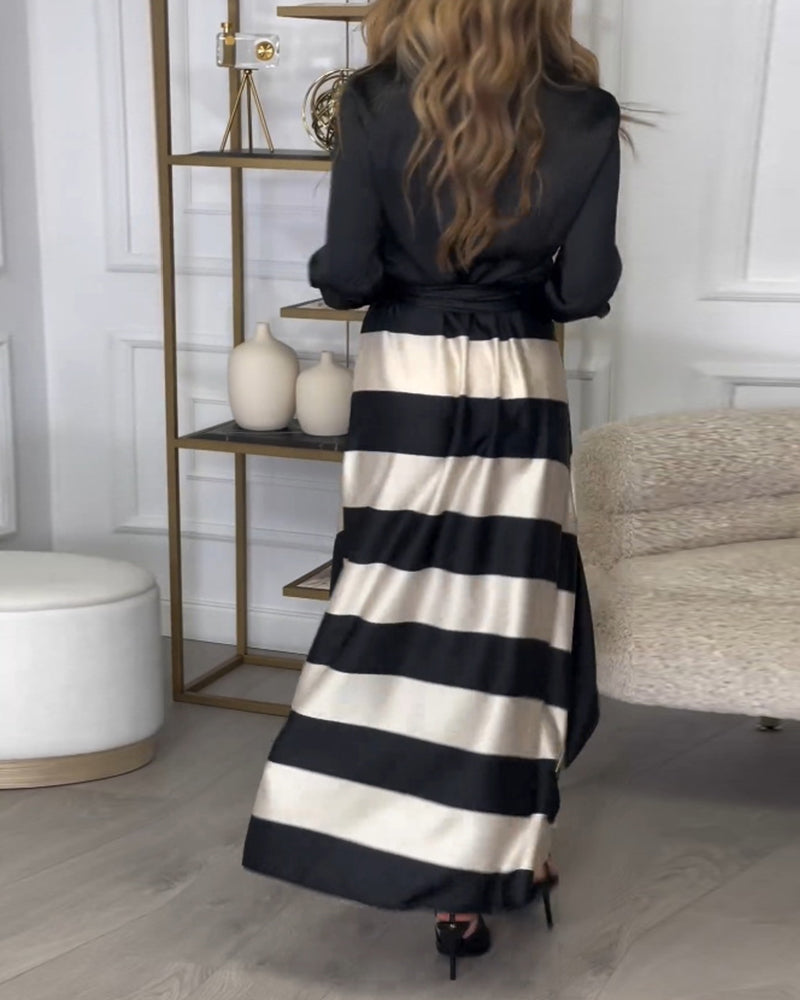 Ariana - Abito Eleganza Stripes