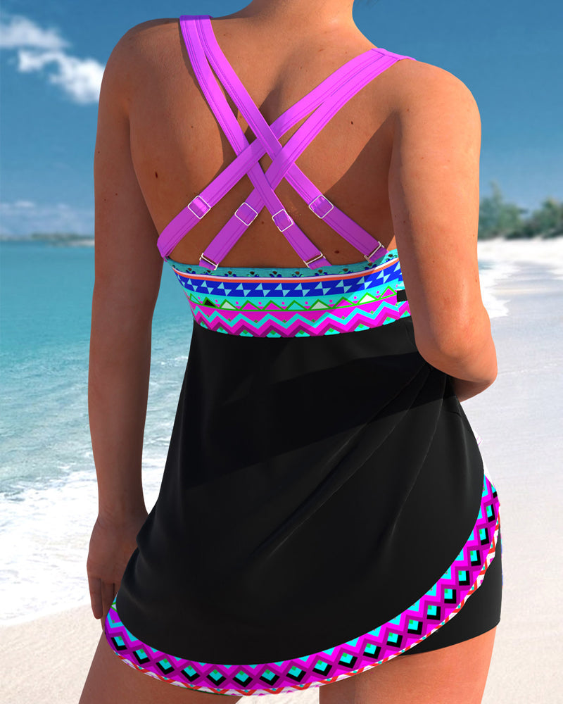 Eliza | Costume da bagno con lacci e vita accentuata, nasconde la pancia - Ultimo giorno 80% di sconto!
