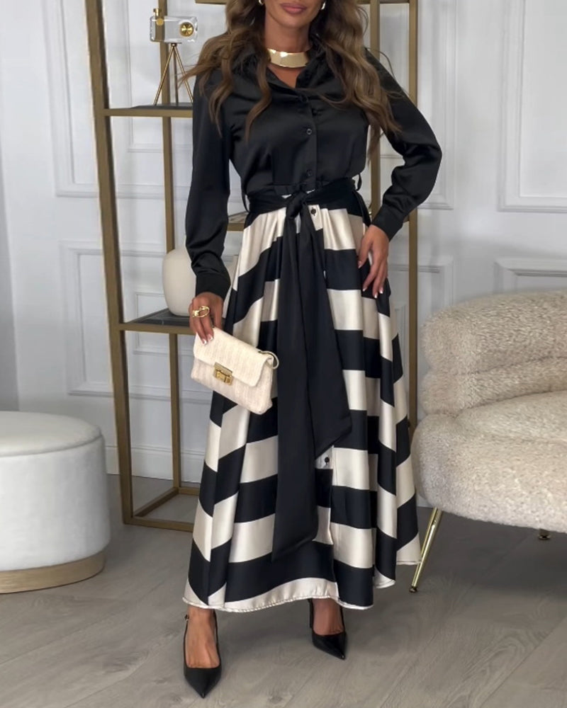 Ariana - Abito Eleganza Stripes