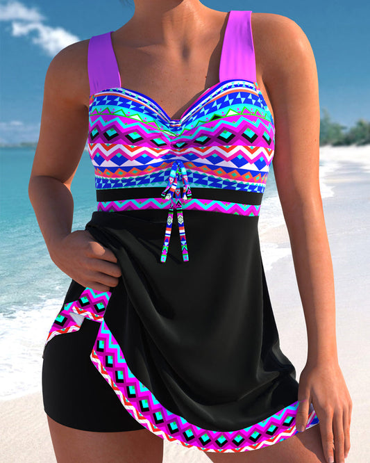 Eliza | Costume da bagno con lacci e vita accentuata, nasconde la pancia - Ultimo giorno 80% di sconto!