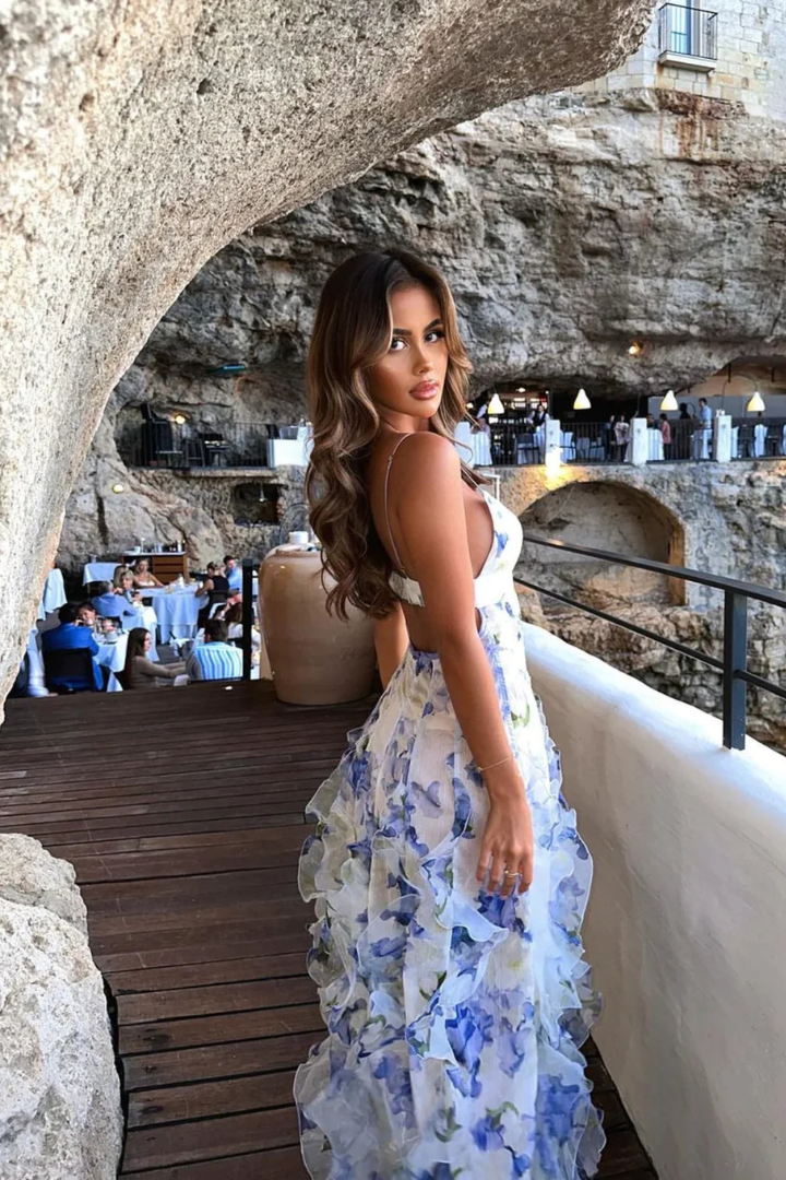 Elora™ | Abito Maxi Ricamato