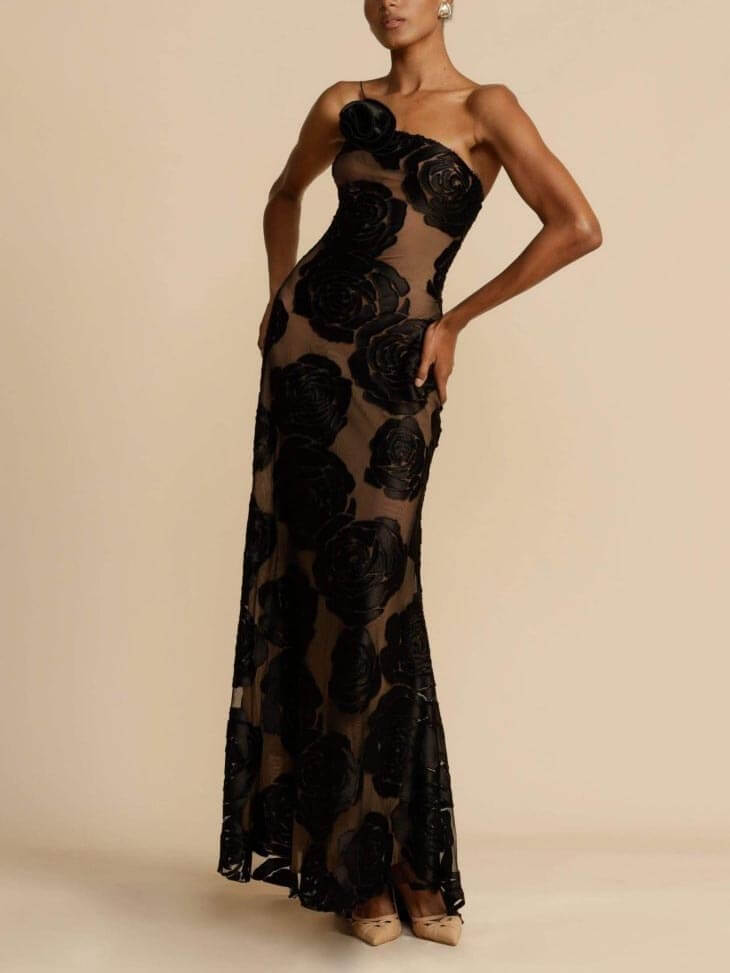 Luna - Vestito Maxi a Fiori