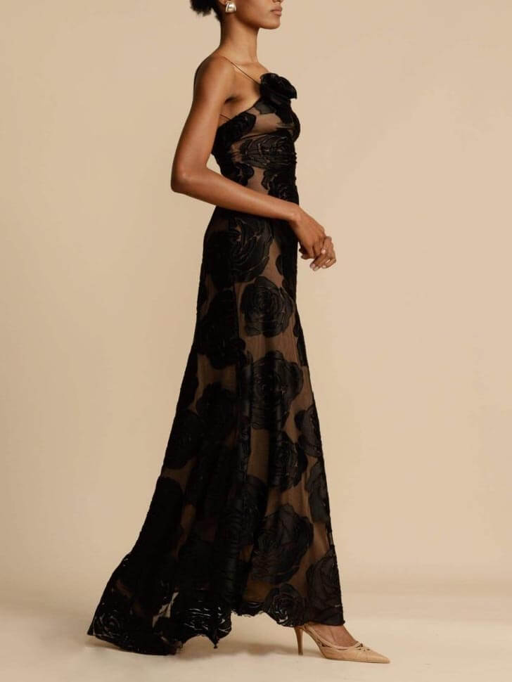 Luna - Vestito Maxi a Fiori