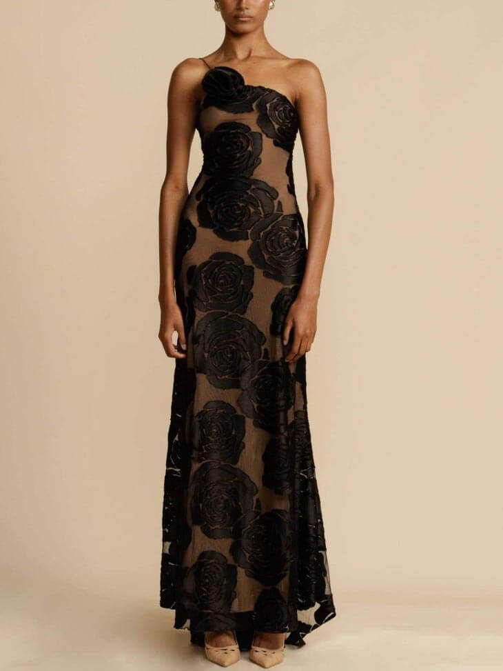 Luna - Vestito Maxi a Fiori