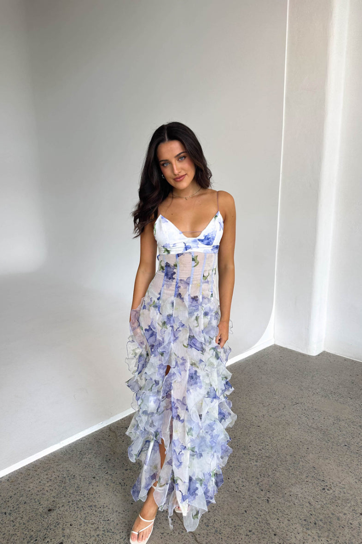 Elora™ | Abito Maxi Ricamato