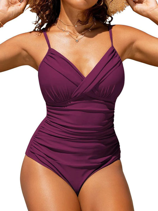 Semm - Costumi da bagno Plus-Size Eleganti con Volant - Ultimo Giorno 80% di Sconto!