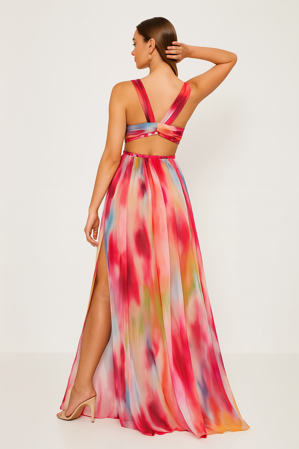 Freya™ | Abito Maxi Dipinto