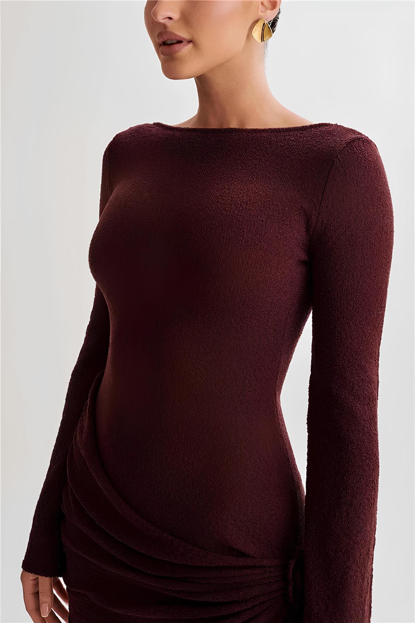 Velquira™ | Abito Mini con Sciarpa