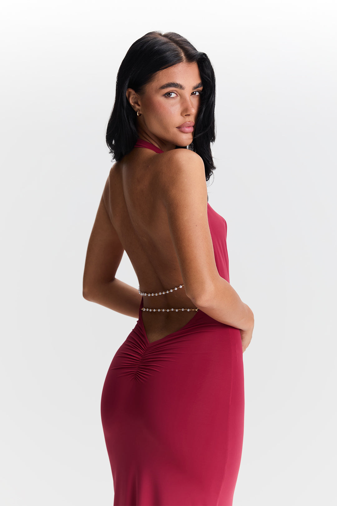 Valeria™ | Abito con Collo a Cowl