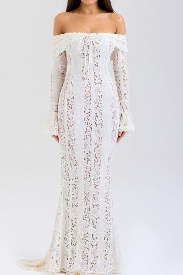 Lena™ | Vestito Maxi Dettagliato