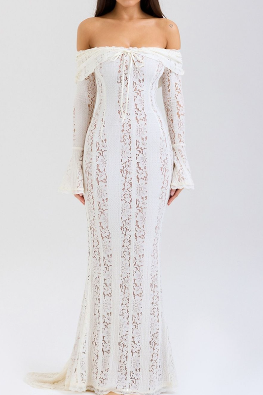 Lena™ | Vestito Maxi Dettagliato