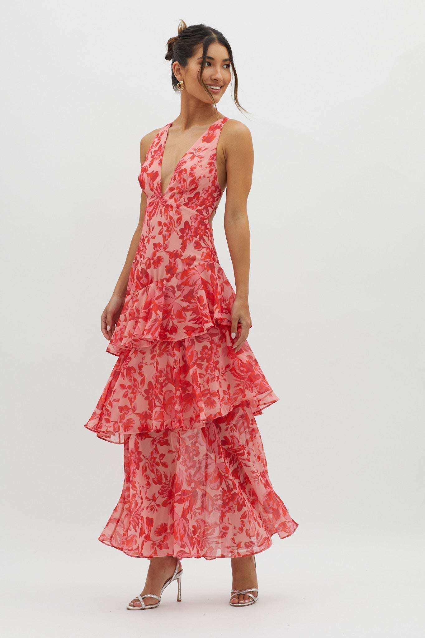 Faye™ | Abito Midi Bloom Shift