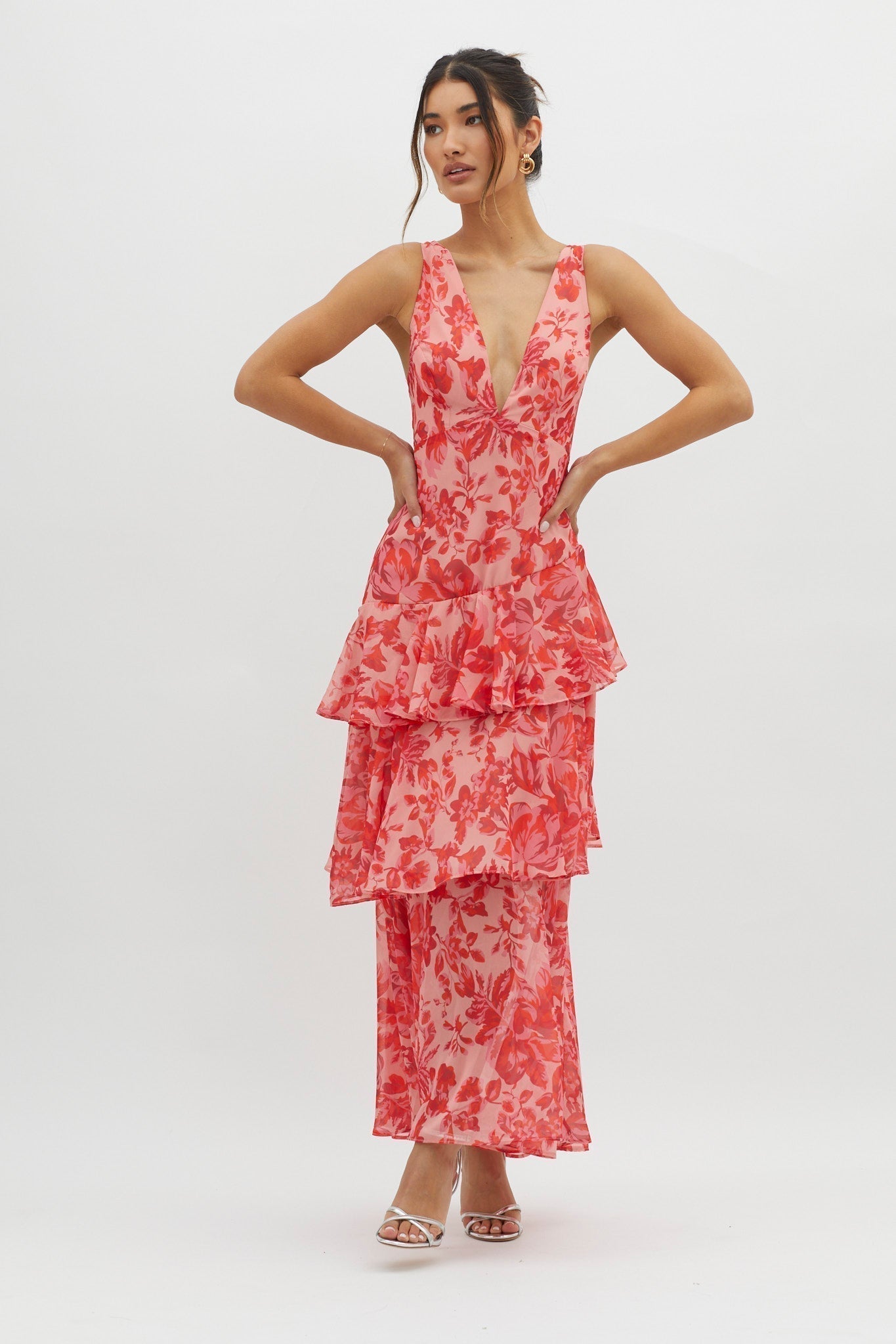 Faye™ | Abito Midi Bloom Shift