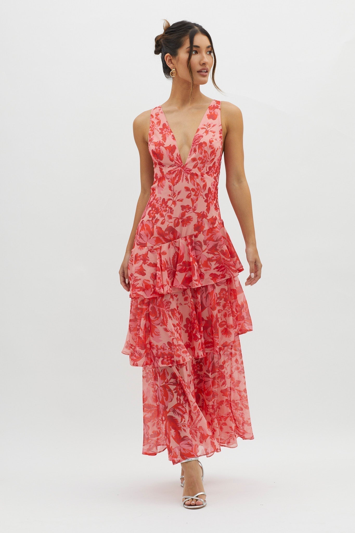 Faye™ | Abito Midi Bloom Shift