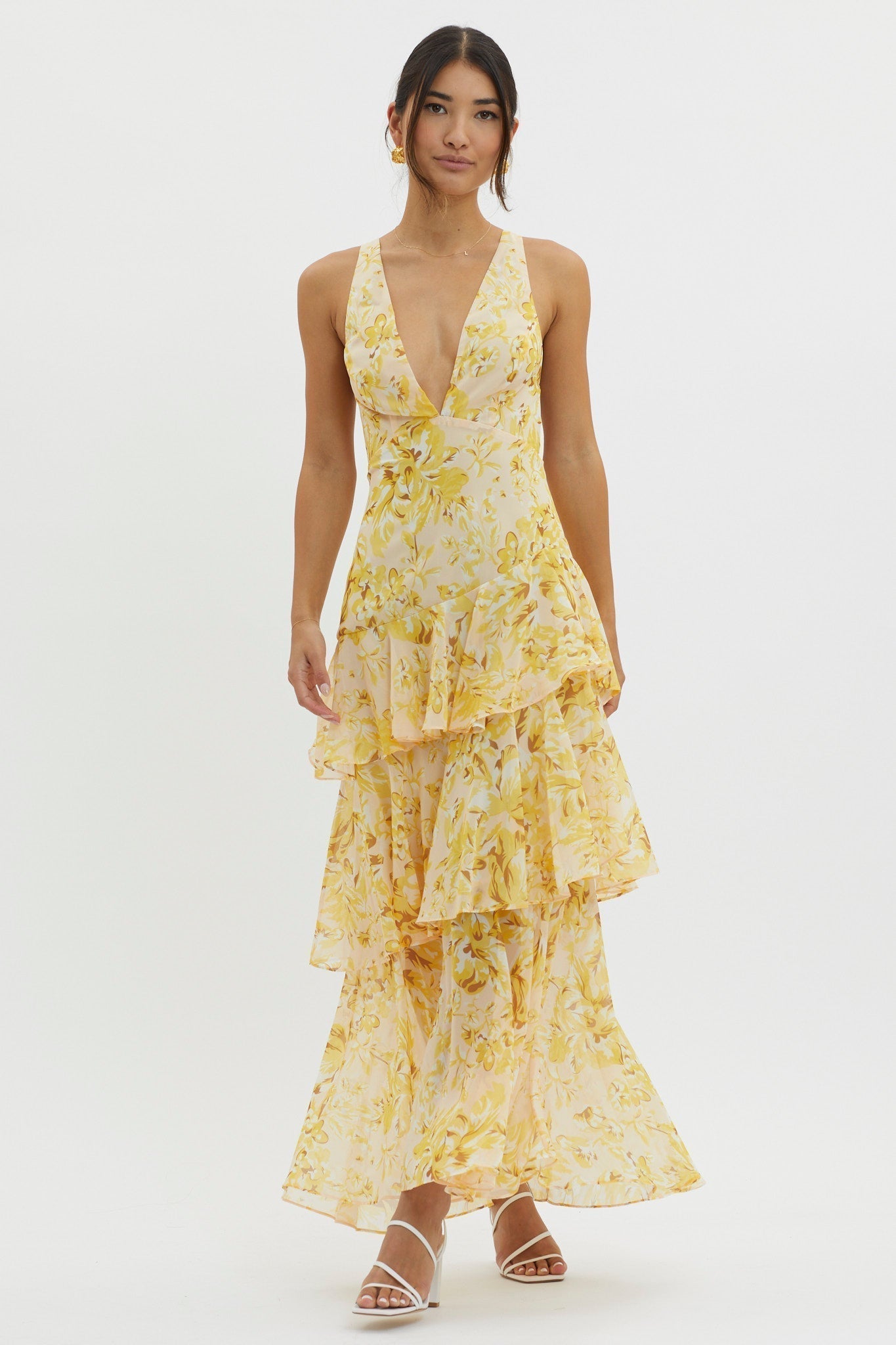 Faye™ | Abito Midi Bloom Shift