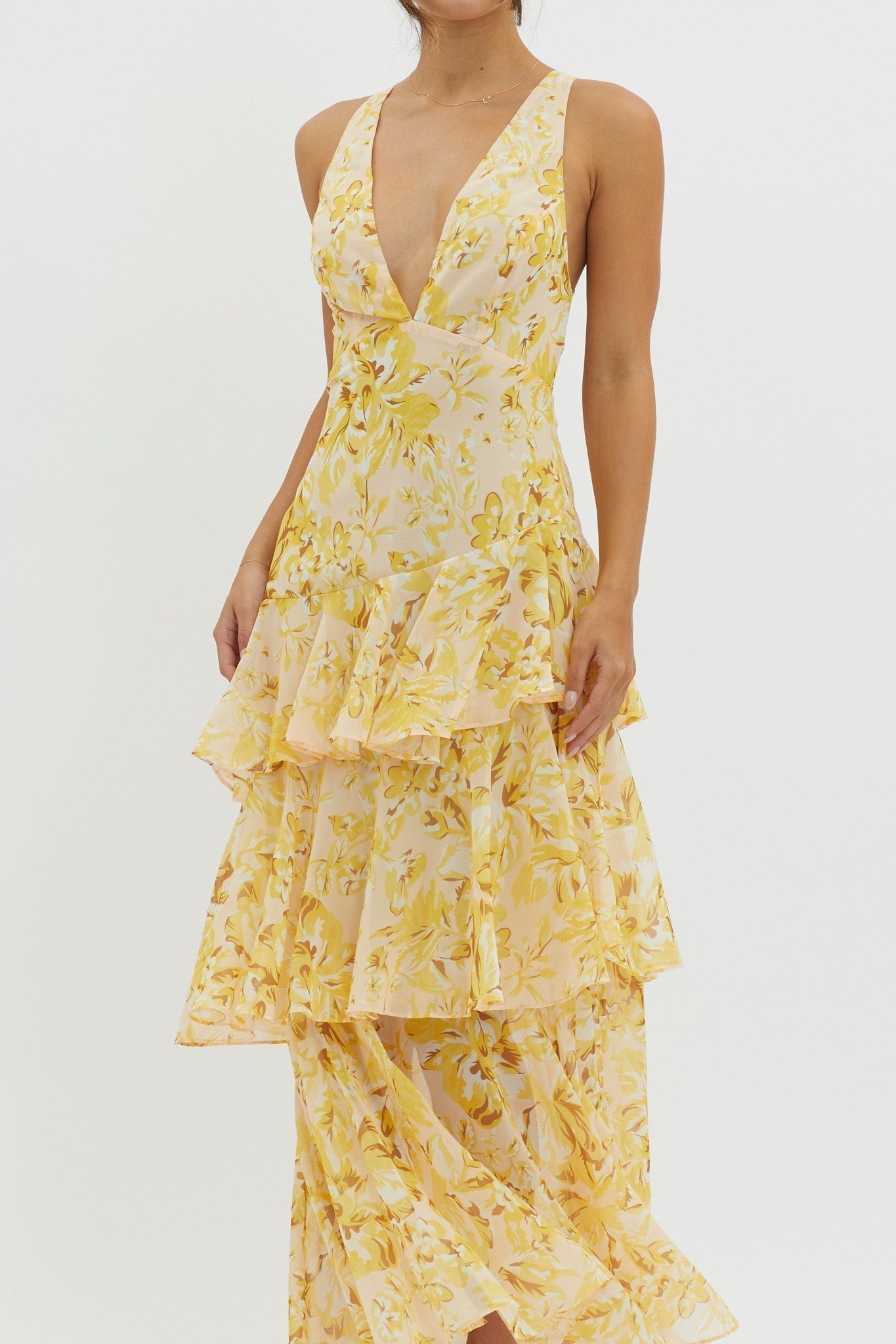 Faye™ | Abito Midi Bloom Shift