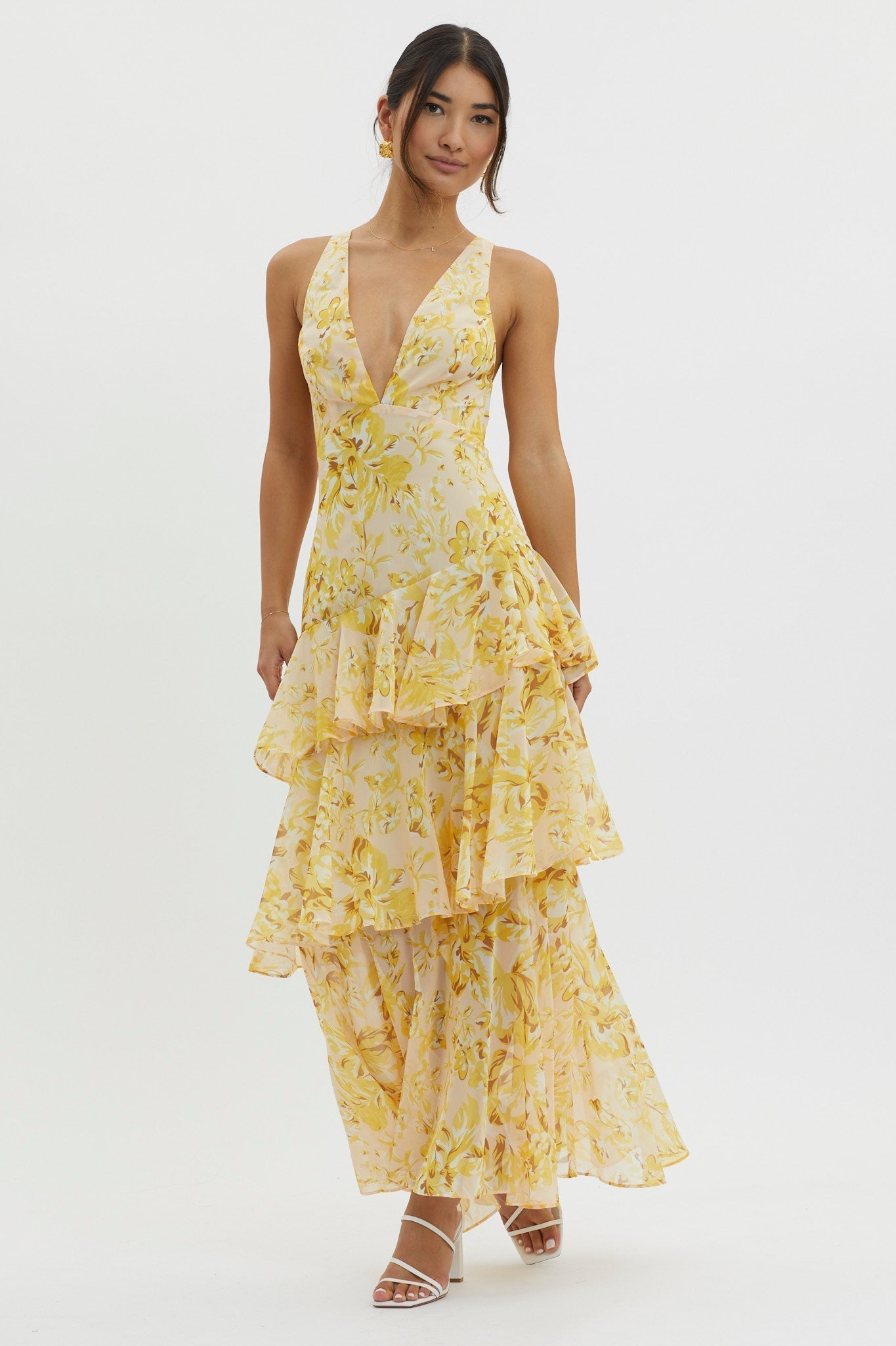 Faye™ | Abito Midi Bloom Shift