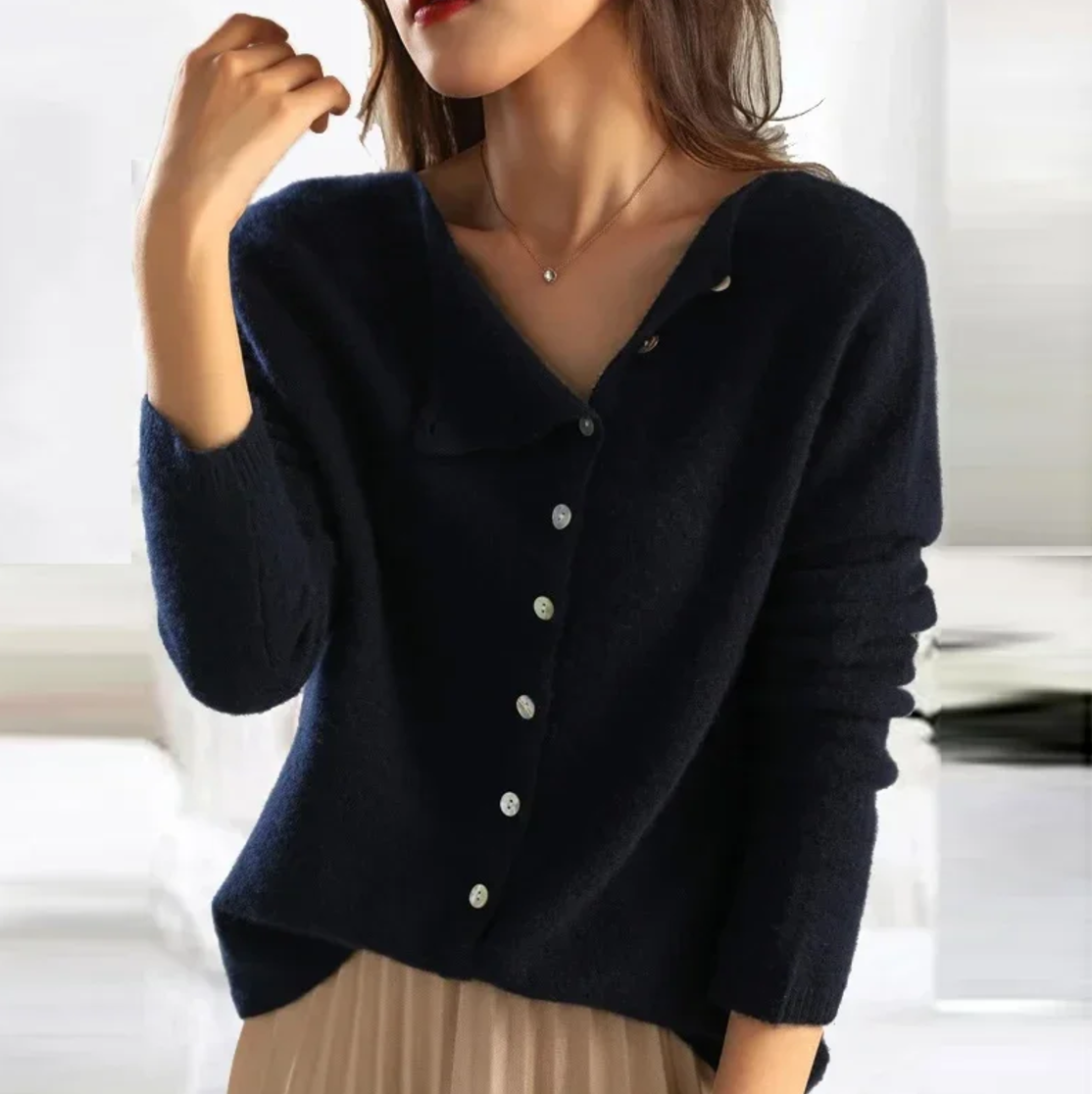 Willow | Elegante Cardigan in Lana (Compra 1, Prendi 1 Gratis)