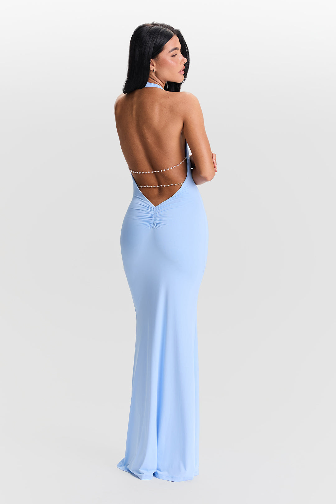 Valeria™ | Abito con Collo a Cowl