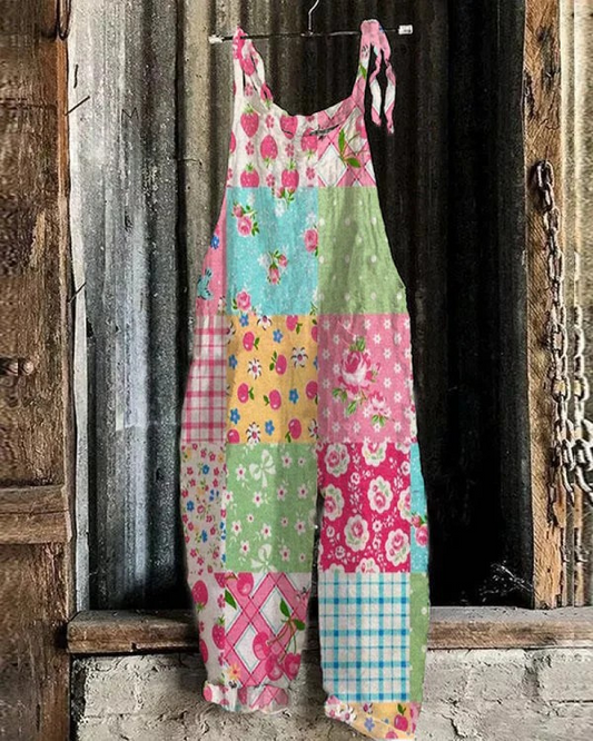 Tuta Floreale Bohemien - Stile Senza Sforzo per Donne, Comfort Tutto il Giorno