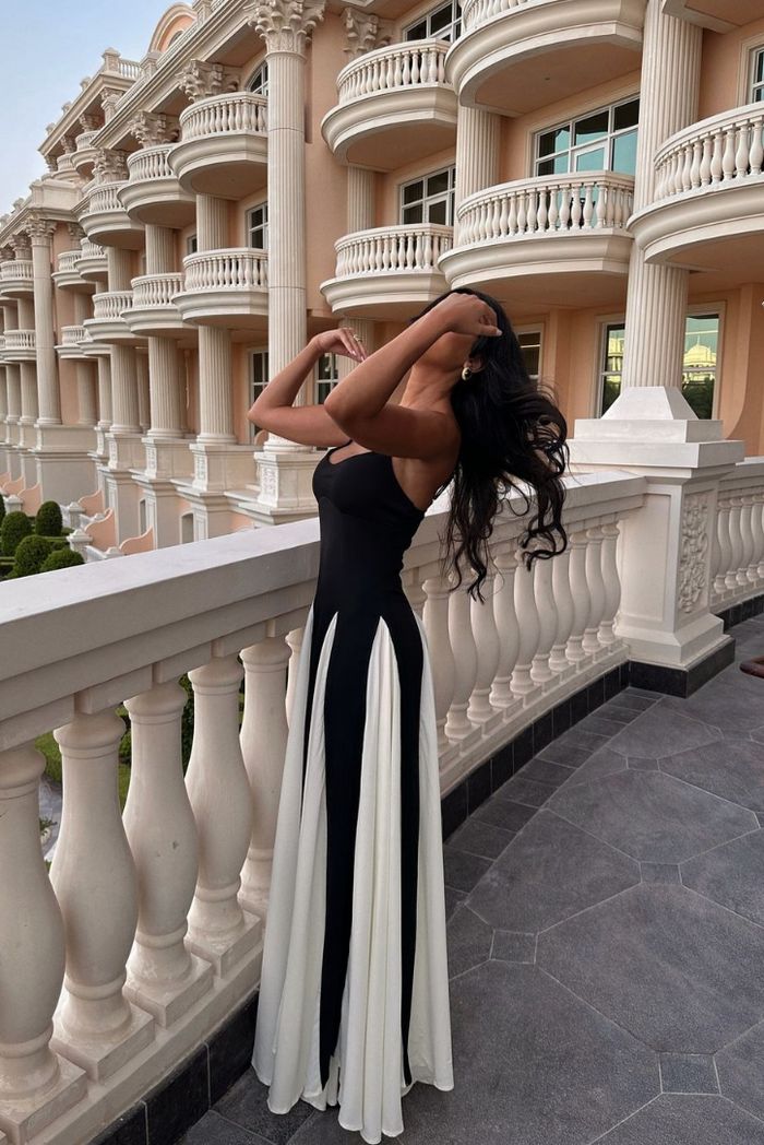 Eliana | Vestito Maxi a Pannelli