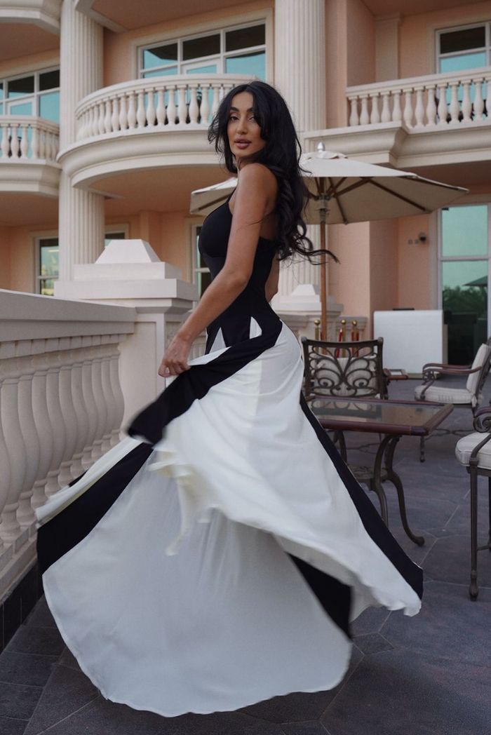 Eliana | Vestito Maxi a Pannelli