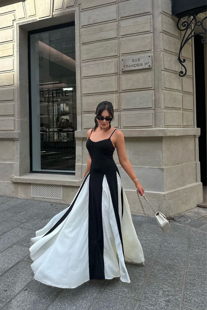 Eliana | Vestito Maxi a Pannelli