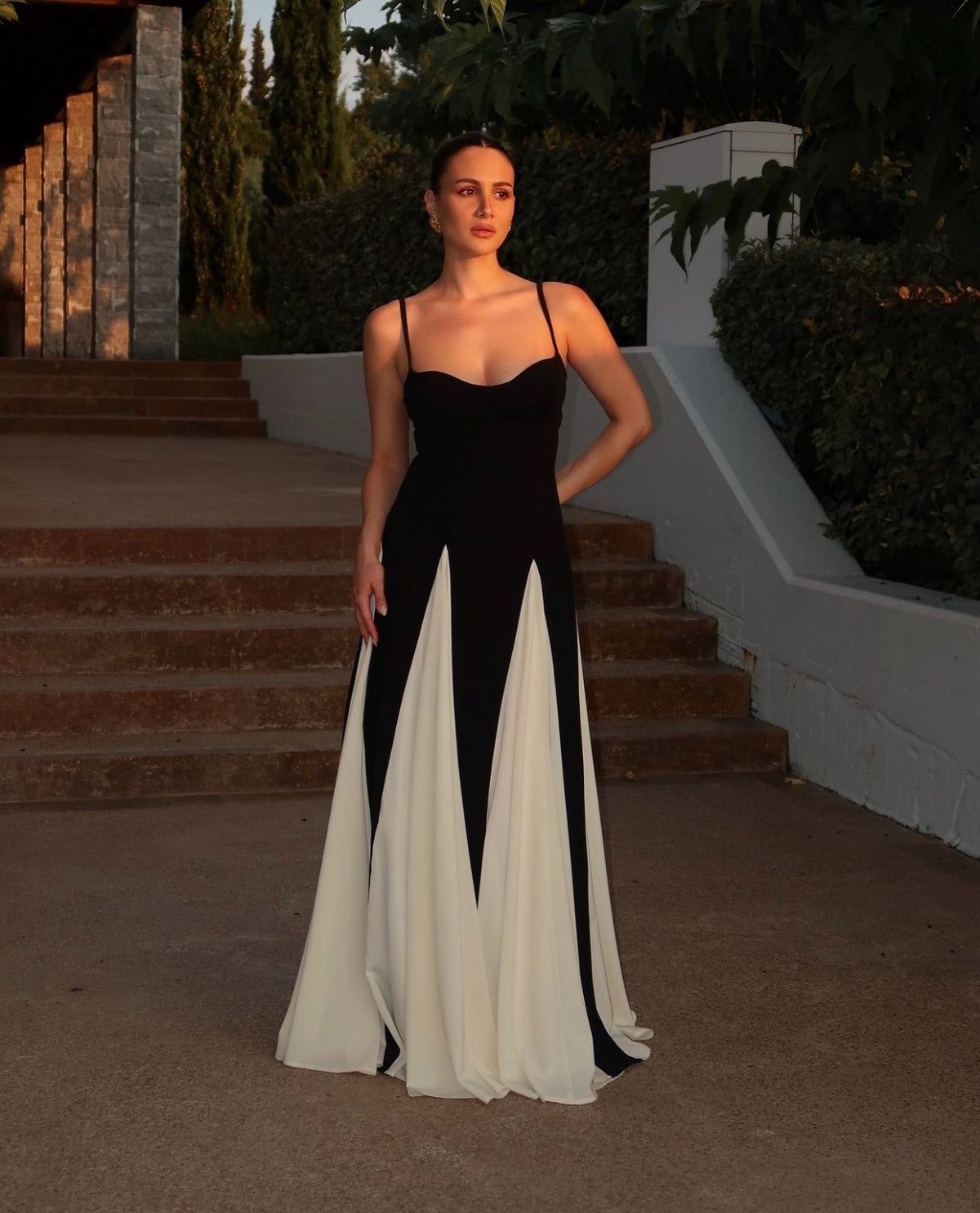 Eliana | Vestito Maxi a Pannelli