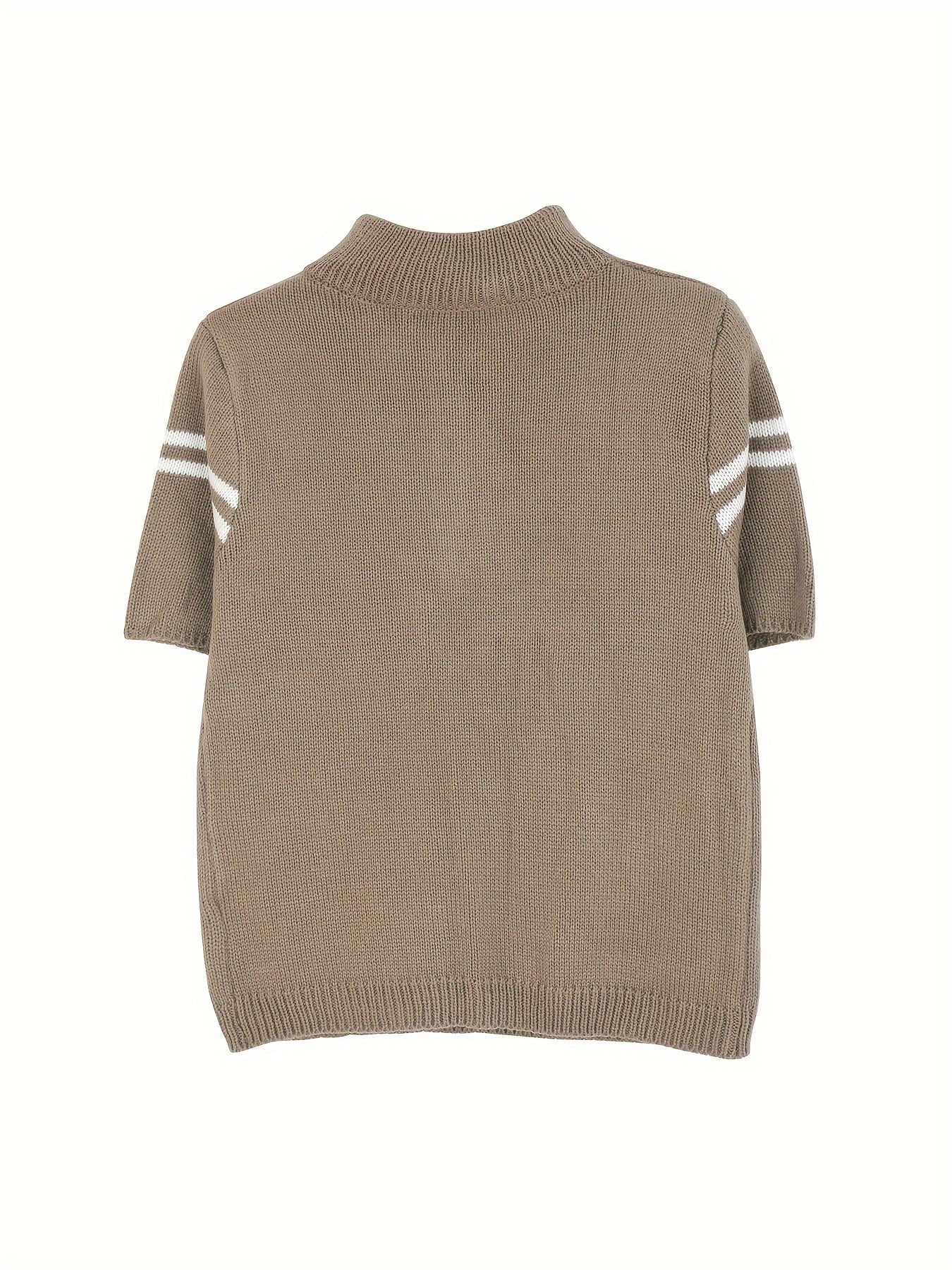 Erin | Maglione a Strisce con Zip