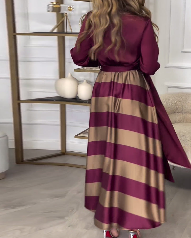 Ariana - Abito Eleganza Stripes