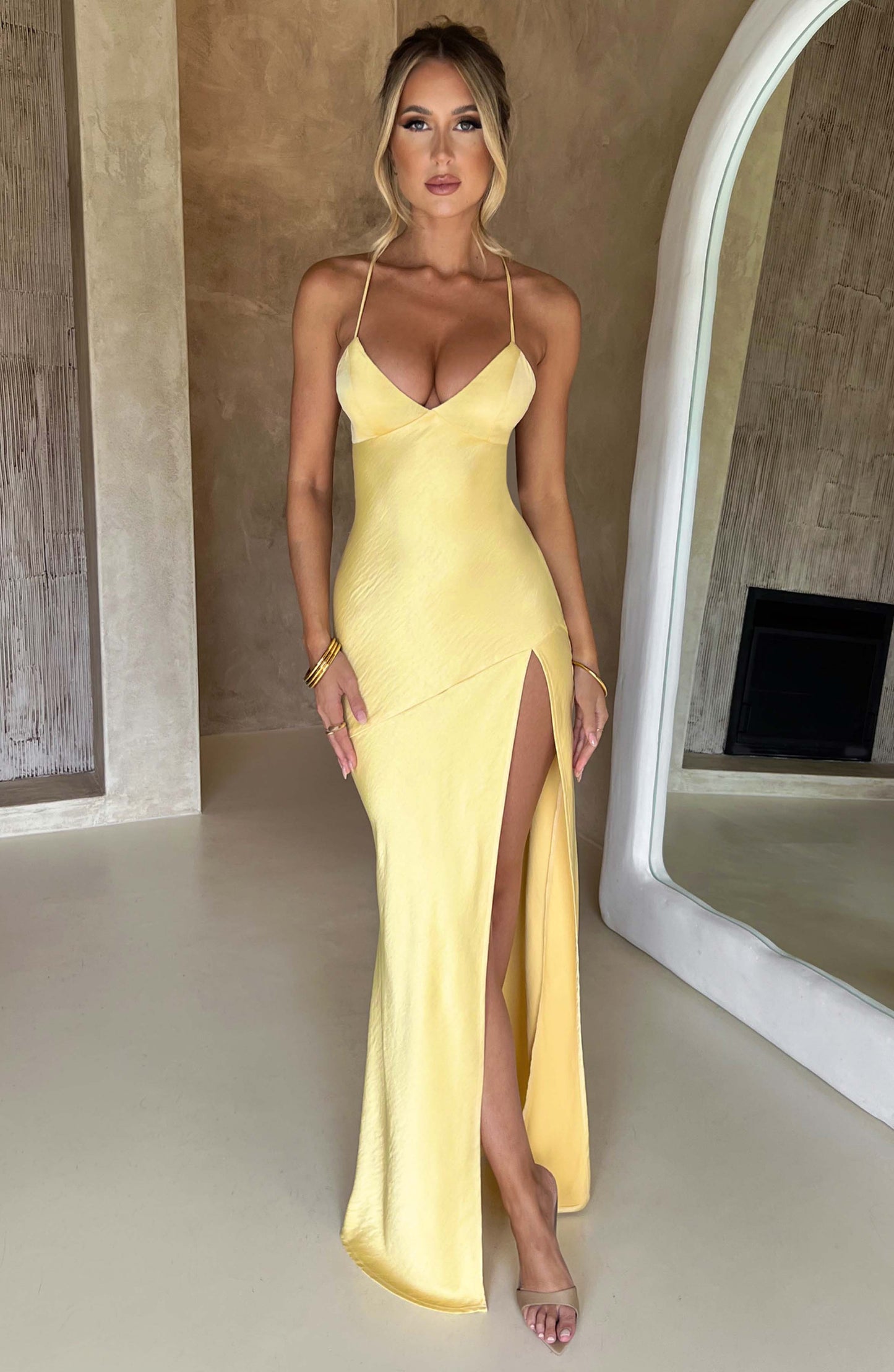 Meliva™ | Abito Maxi con Spacco Alto