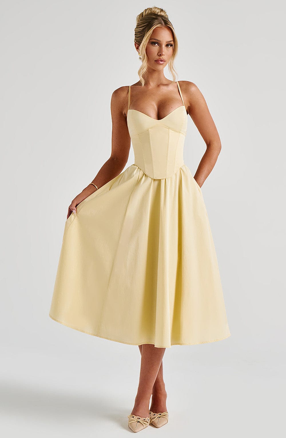 Grace™ | Abito Midi Corsetto