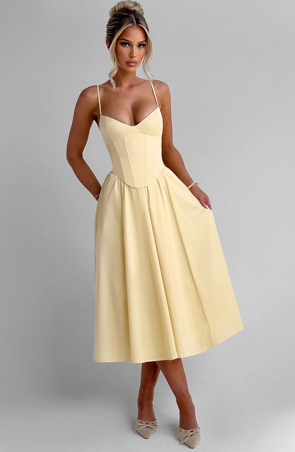 Grace™ | Abito Midi Corsetto